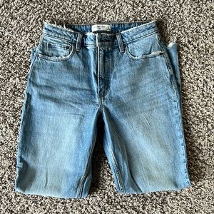 Abercrombie Cropped Skinny High Rise